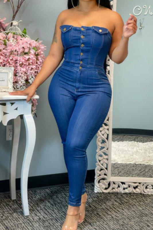 Tiffany Denim Jumpsuit