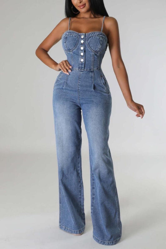 Very Innocent Denim Jumpsuit