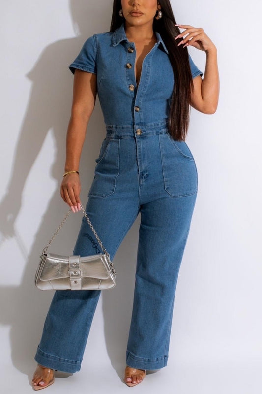 The Weekend Denim Jumpsuit