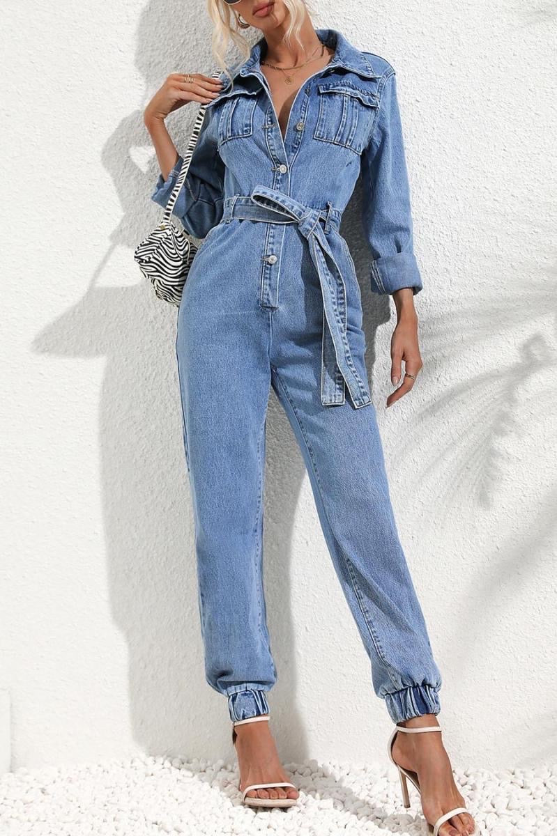 Isabella Denim Jumpsuit