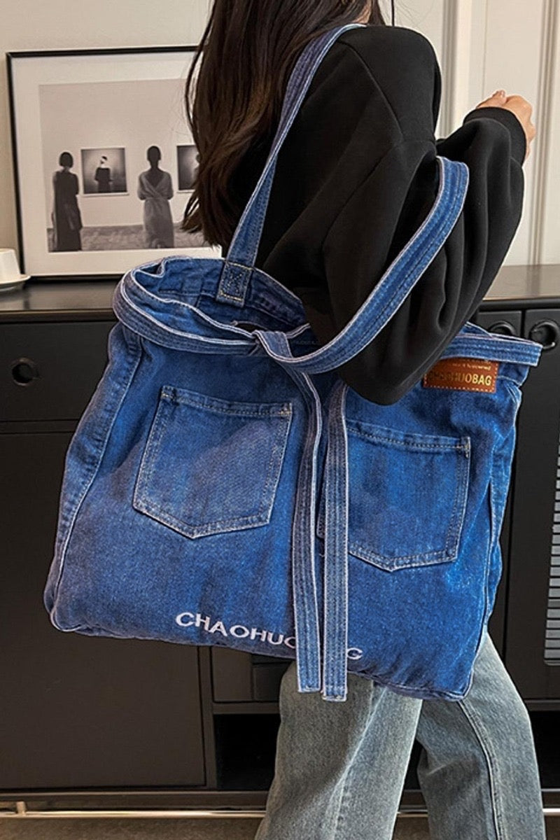 Denim Tote Bag