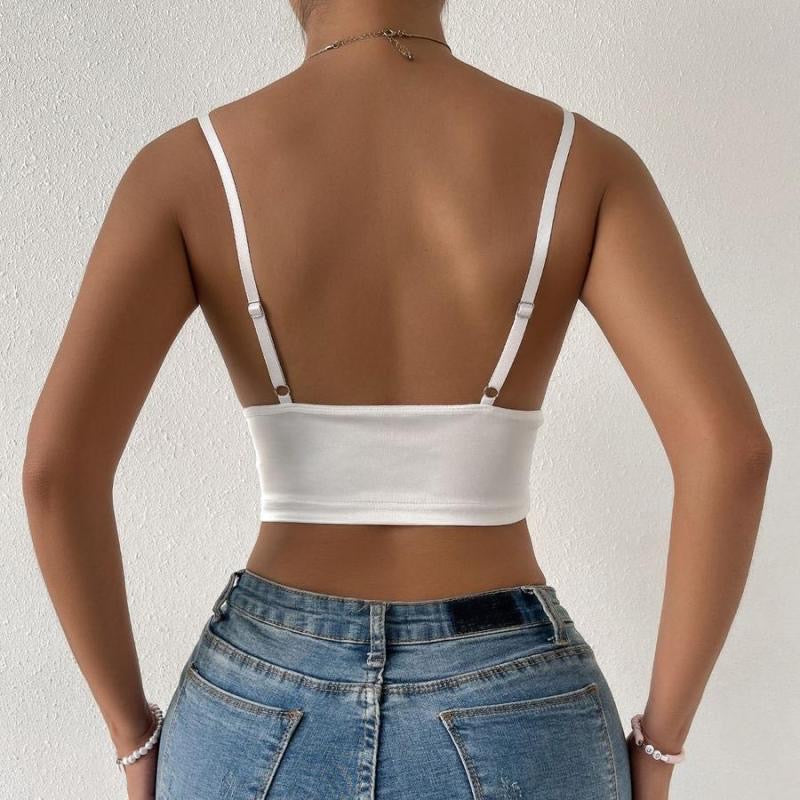 Backless Sling Crop Top