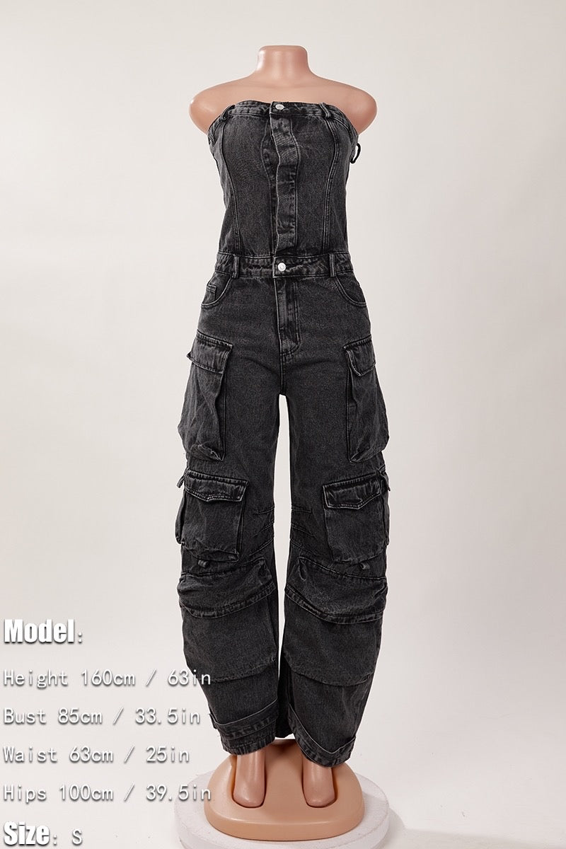 Deluxe demin jumpsuit
