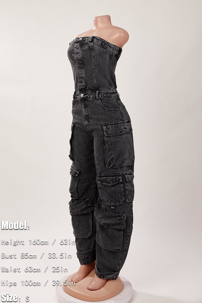 Deluxe demin jumpsuit