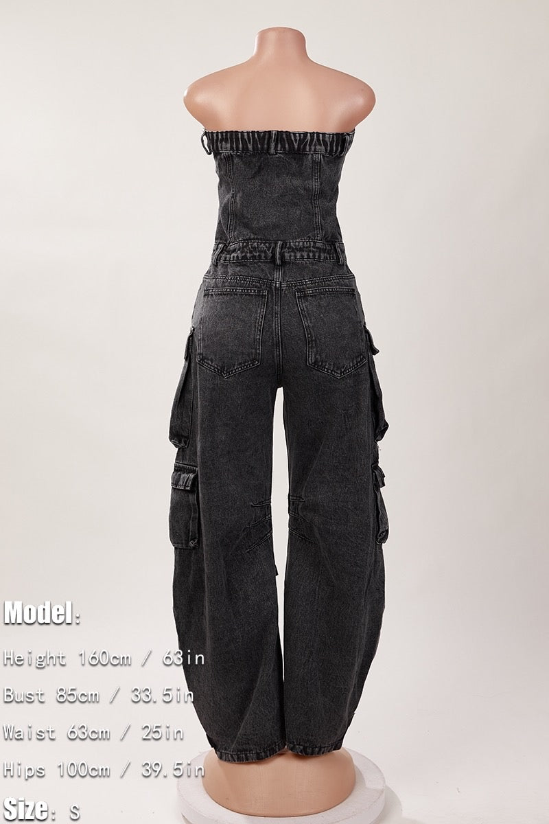 Deluxe demin jumpsuit