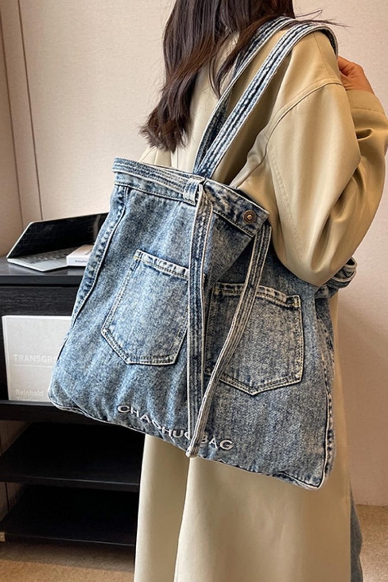 Denim Tote Bag