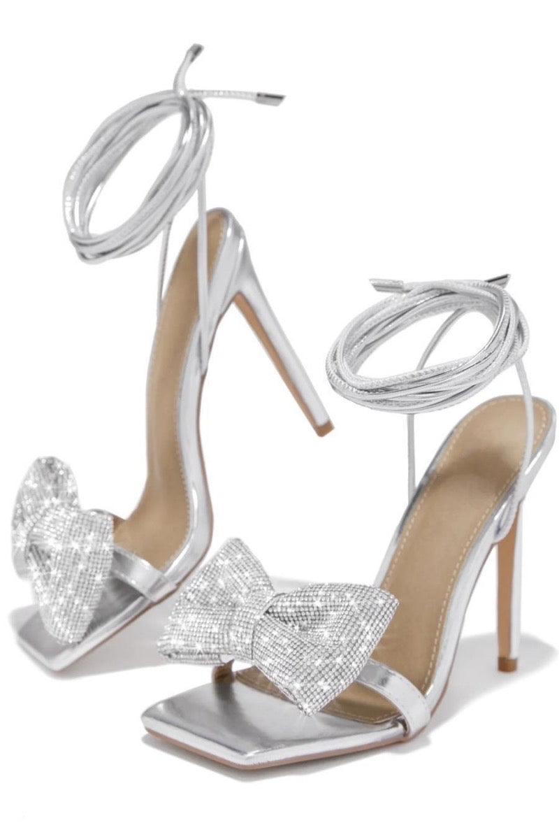 Pretty Little Bow High-Heel Sandal