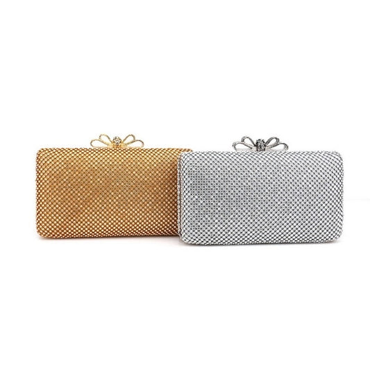 Bow Lock Buckle Clutch with handle