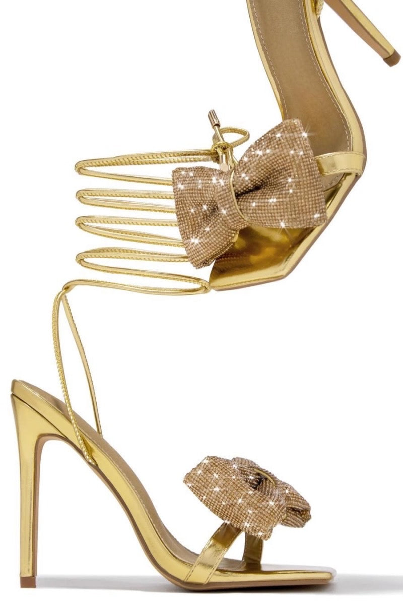 Pretty Little Bow High-Heel Sandal