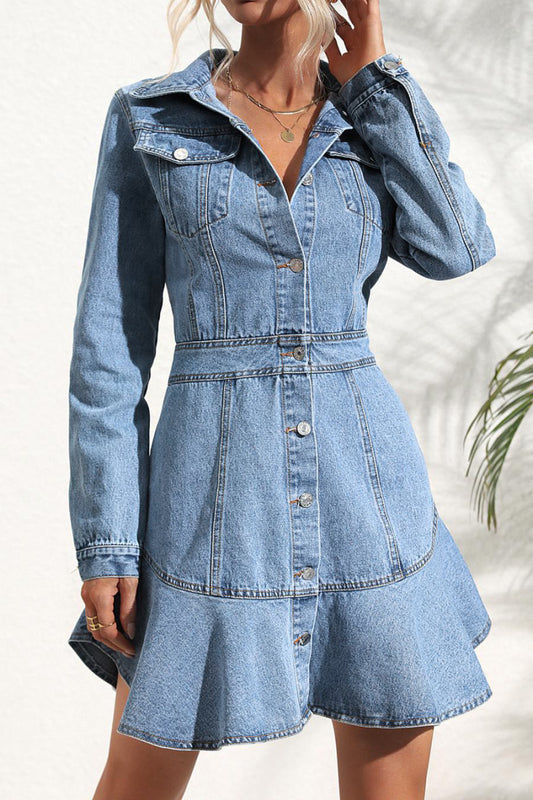 Mini Denim Dress