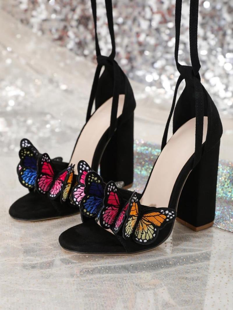 Butterfly High Heel Sandal