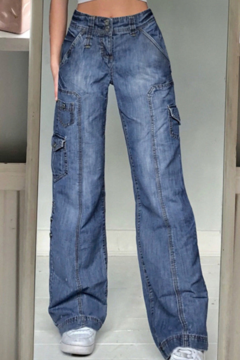 Side Pocket Denim Jeans