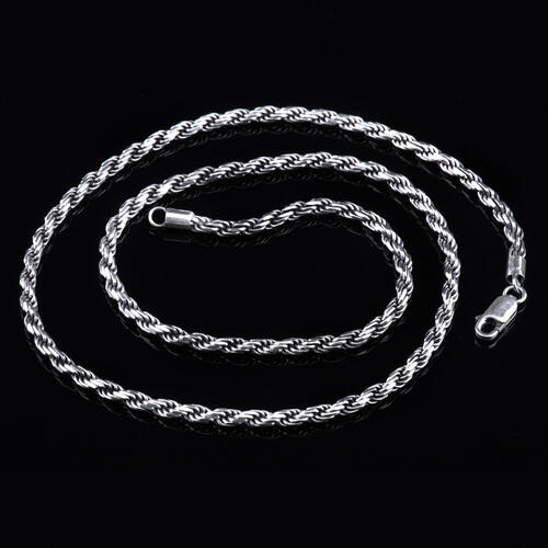 19.7" Snake Chain 925 Sterling Silver Necklace