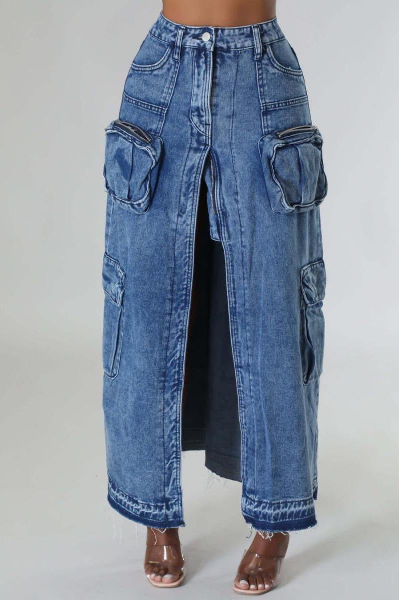 All Legs Denim Skirt