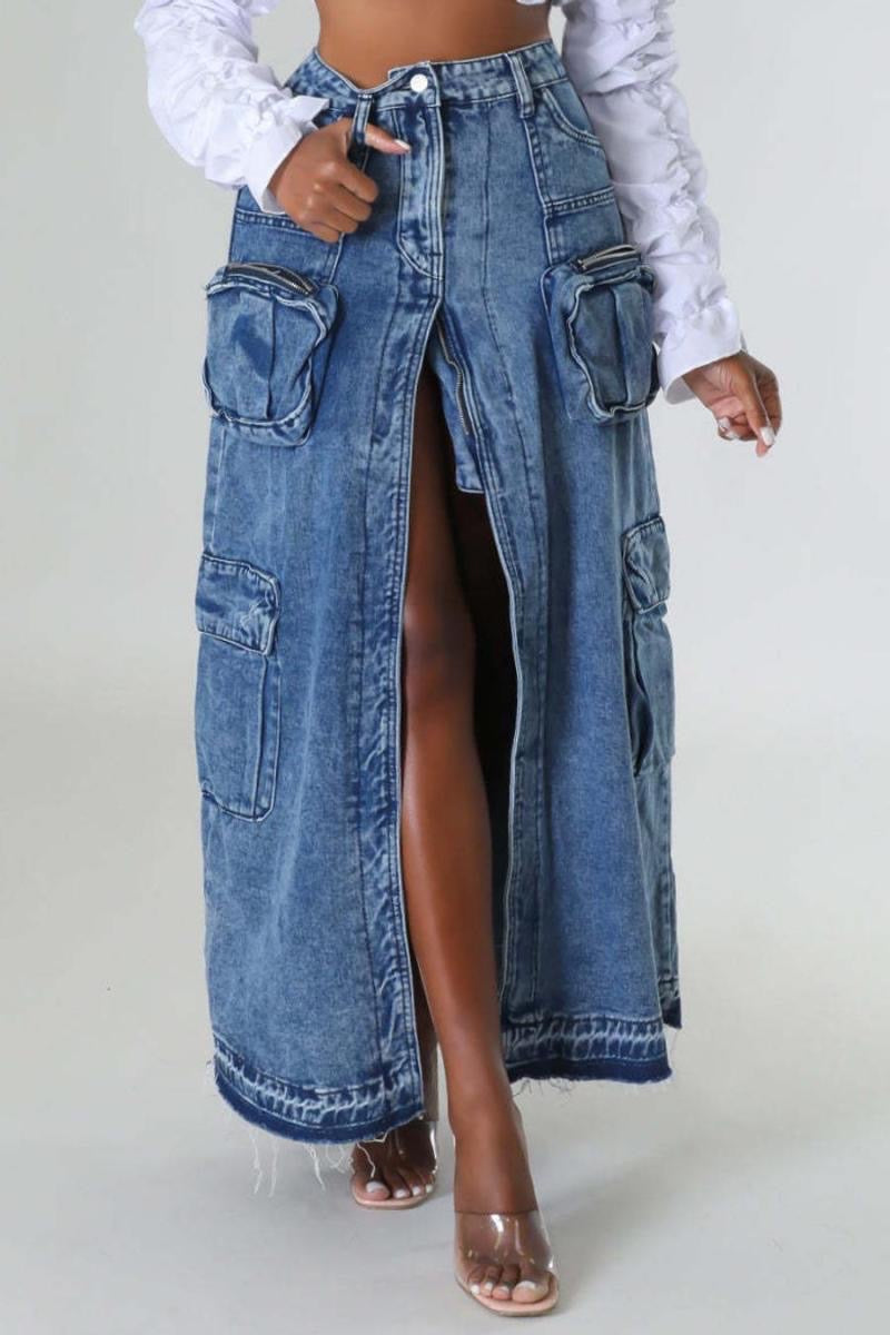 All Legs Denim Skirt