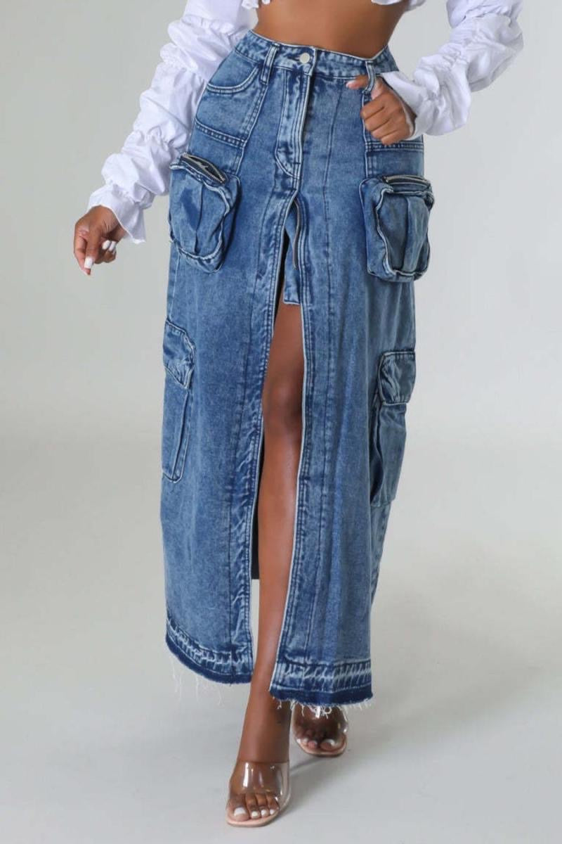 All Legs Denim Skirt